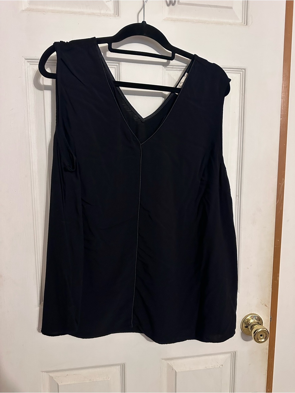 Black V-Neck tank Top